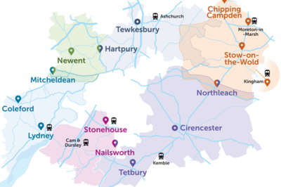 Robin bus for the Forest of Dean, Gloucestershire