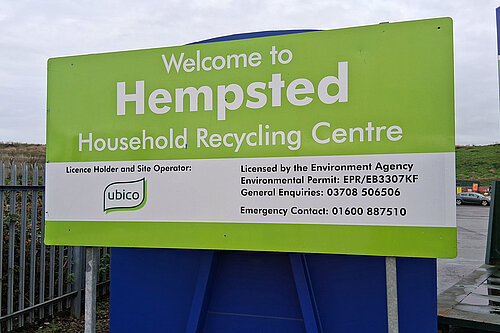 Hempsted household recycling centre